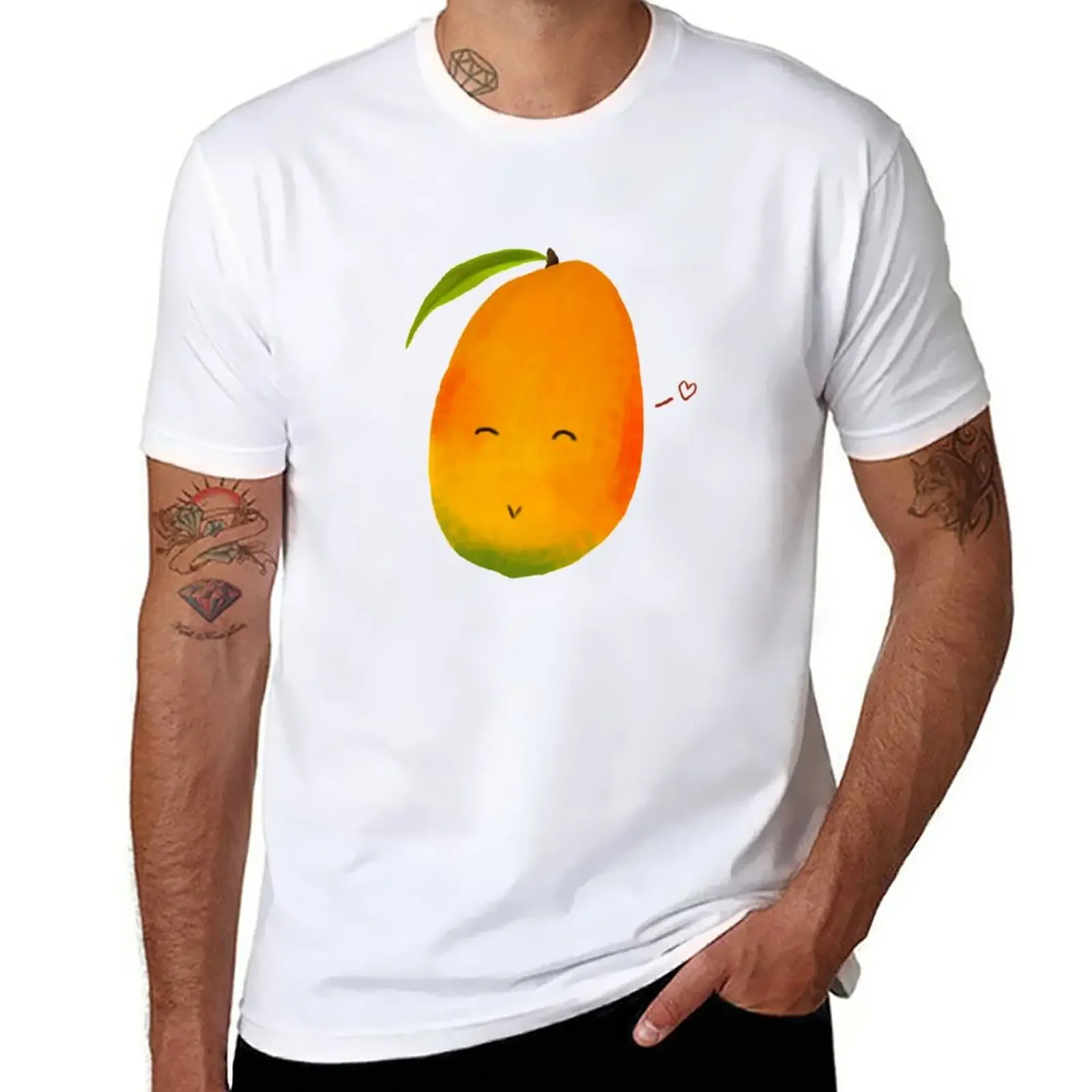 

Mango Of Love T-Shirt kawaii clothes Short sleeve tee mens t shirts