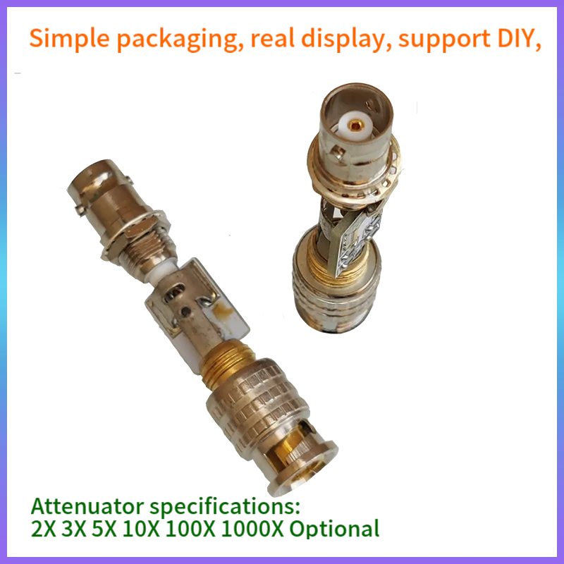 DIY attenuator oscilloscope accessory attenuates voltage signals 6