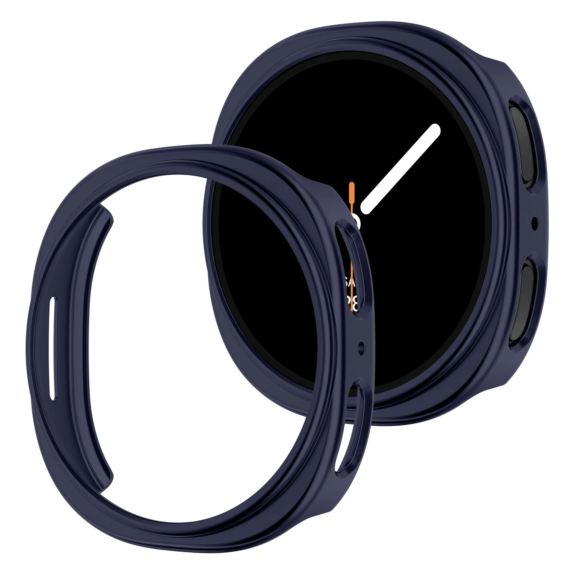 Enhanced Protective Cover and Screen Protector for Galaxy Watch 8 - Durable PC Hollow Bumper Shell