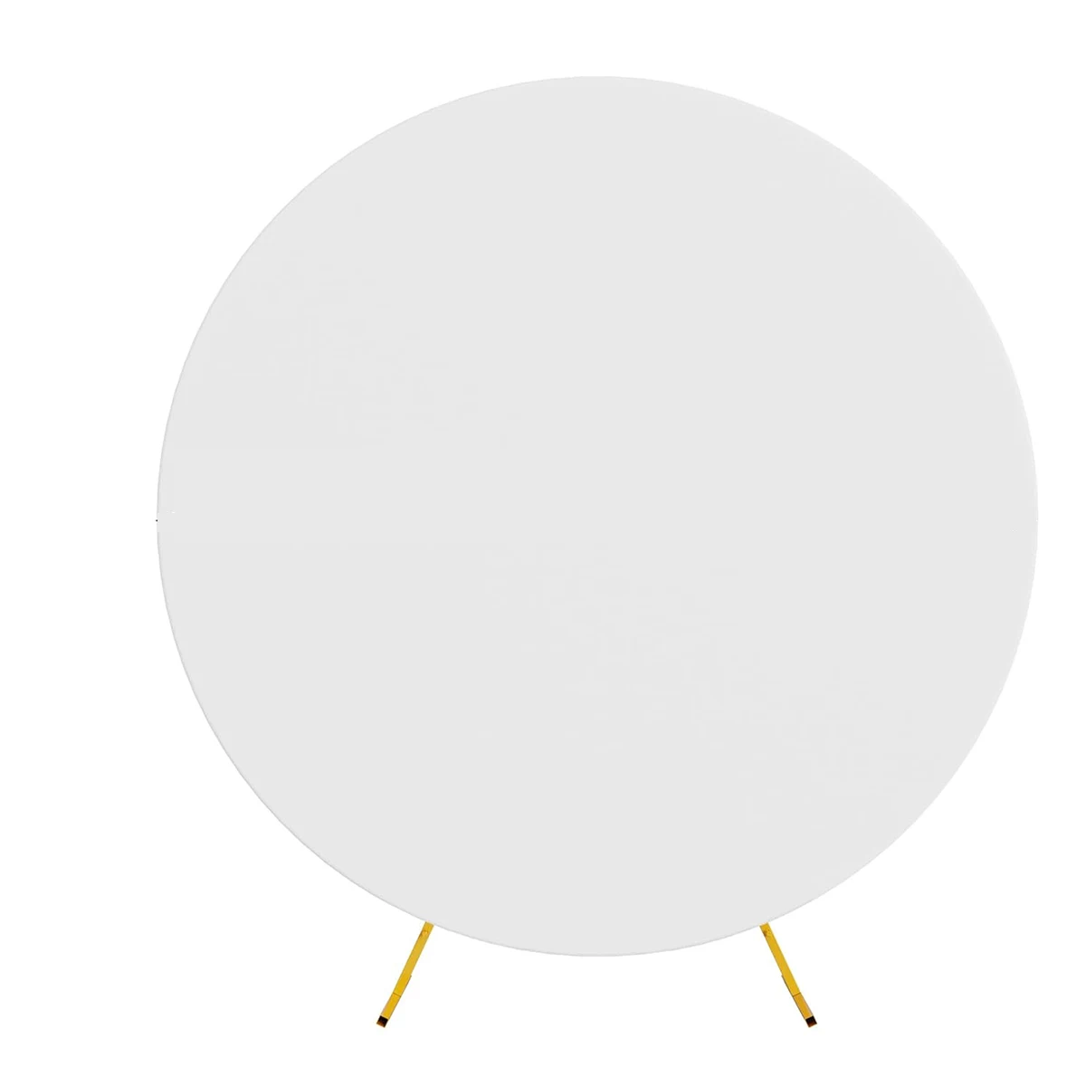 Elegant Round Backdrop Cover for Events – Versatile Elastic Photo Background Decor (Without Stand)