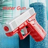 Mini Water Gun Blowback Manual Automatic Firing High Capacity Waterproof Pistol  Summer Beach Water Gun Game Toy Boy Gifts 3