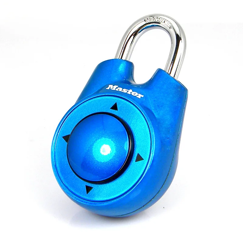 Master Lock candado portátil para gimnasio, escuela, Club de Fitness, código de combinación, candado direccional