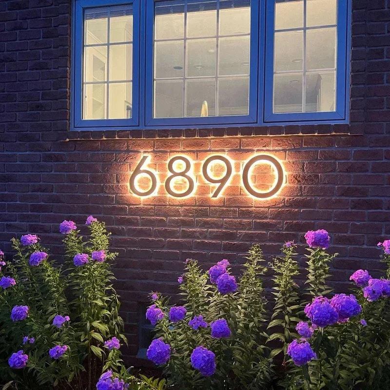 Custom LED House Sign 4