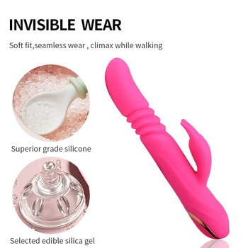 Vibrator Female Masturbation Rabbit Head Stimulation Clit Vibration Direct Hit G-Spot Sex Toys Charging Orgasm Adult Toys 4