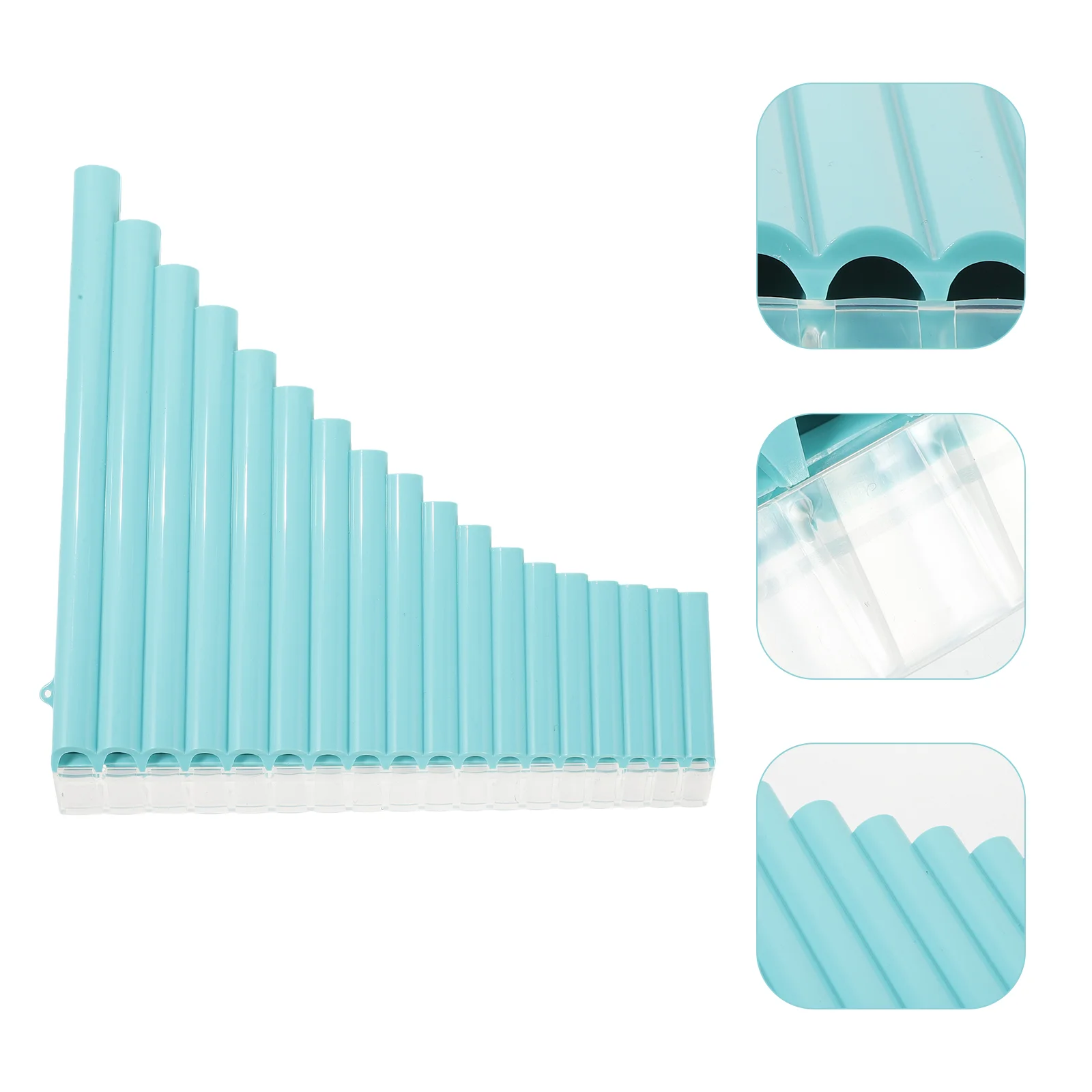 

Pan Flute Hand Eye Coordination Key Panpipe 18 Pipes Abs Resin School Musical Instrument
