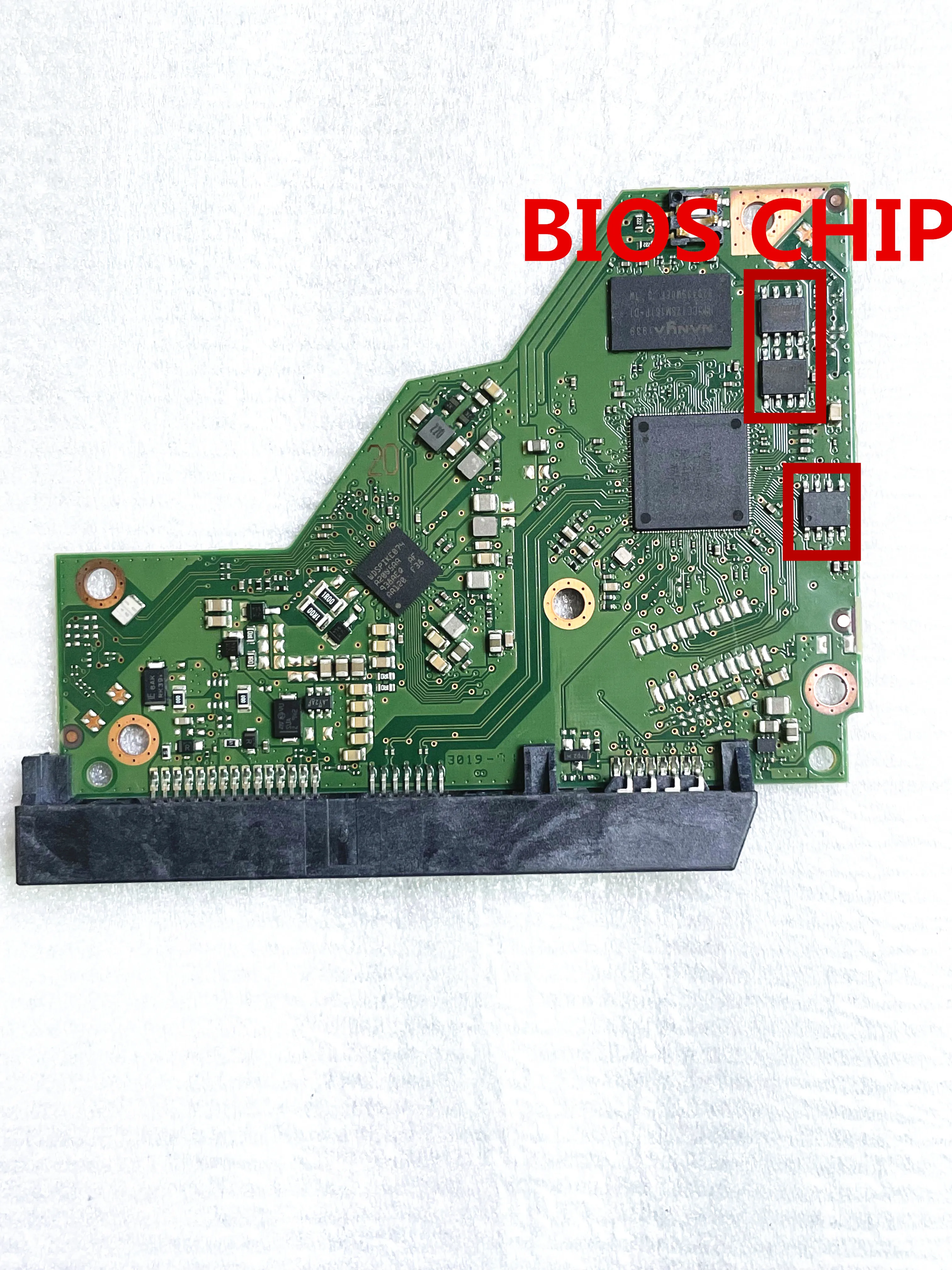 Rev p1 p2 Desbloquear Placa de Disco Rígido Digital Ocidental Decrypt Suporta Pc3000 Wd20ezaz 2060800077003