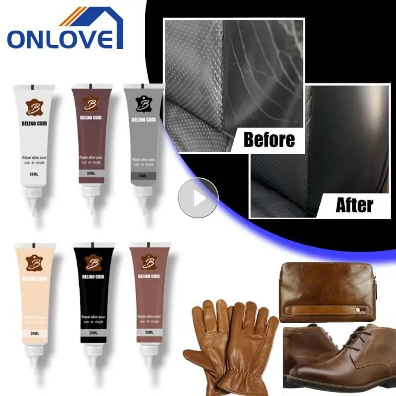 

20ml Leather Repair Gel Color Repair Leather Cleaner Household Cleaning Car Seat Leather Complementary Refurbishing Cream Paste