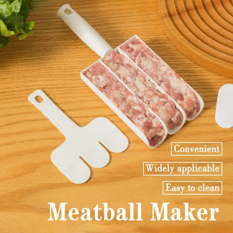Meatball Maker Cooking Homemade Tool Mold Round Fish Beaf Rice Ball Making Device Barbecue Hot Pot Bean Curd Kitchen Gadgets