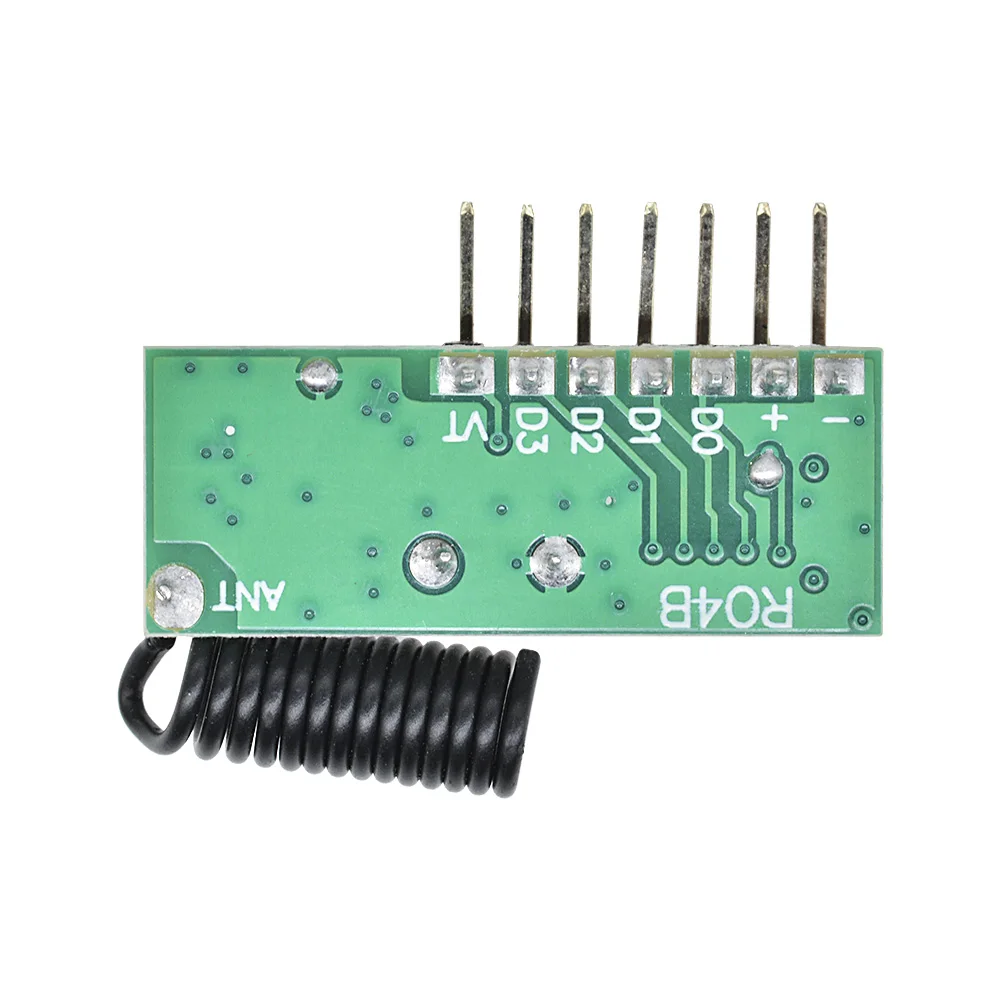 도매 TX118SA-4 433mhz 무선 코딩 송신기 디코딩 수신기 모듈 433Mhz 원격 컨트롤러 DIY 용 4 채널 출력
