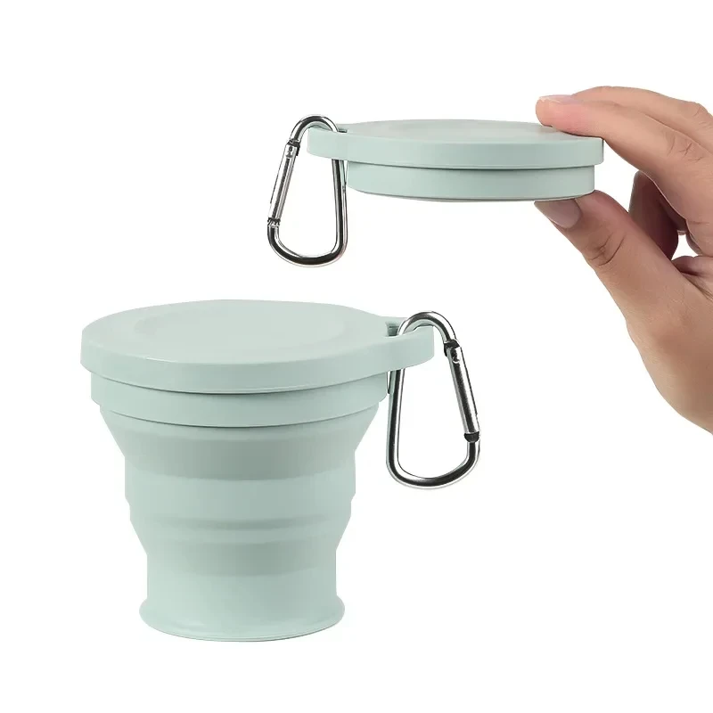 Outdoors Silicone Folding Cup with Hanging Hole