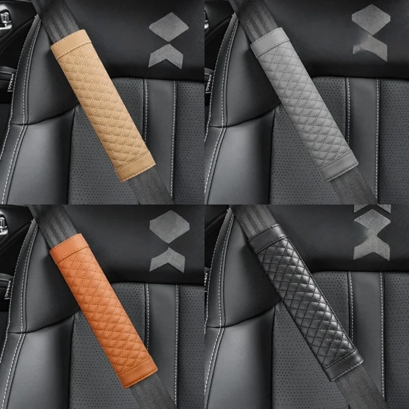 2 Pezzi Copri Cintura di Sicurezza Universale per Auto, Elegante Cuscinetto per Tracolla, Accessori Auto, Copri Cintura di Sicurezza - immagine 4