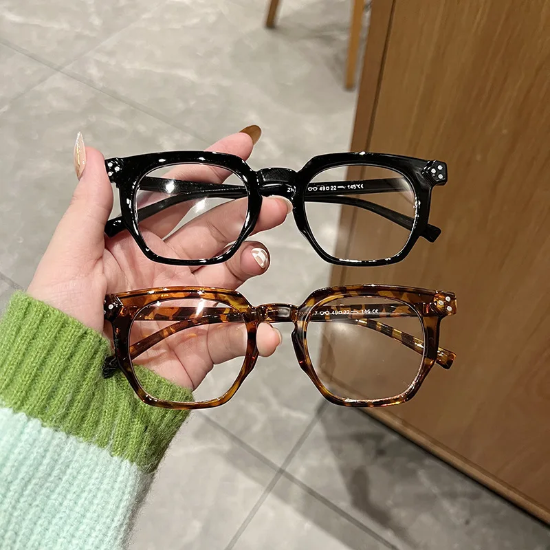 

2023 Reading Glasses Men Women Optical Resin Anti Blue Light Presbyopia Glasses Irregular Trend Far Sighted Eyewear