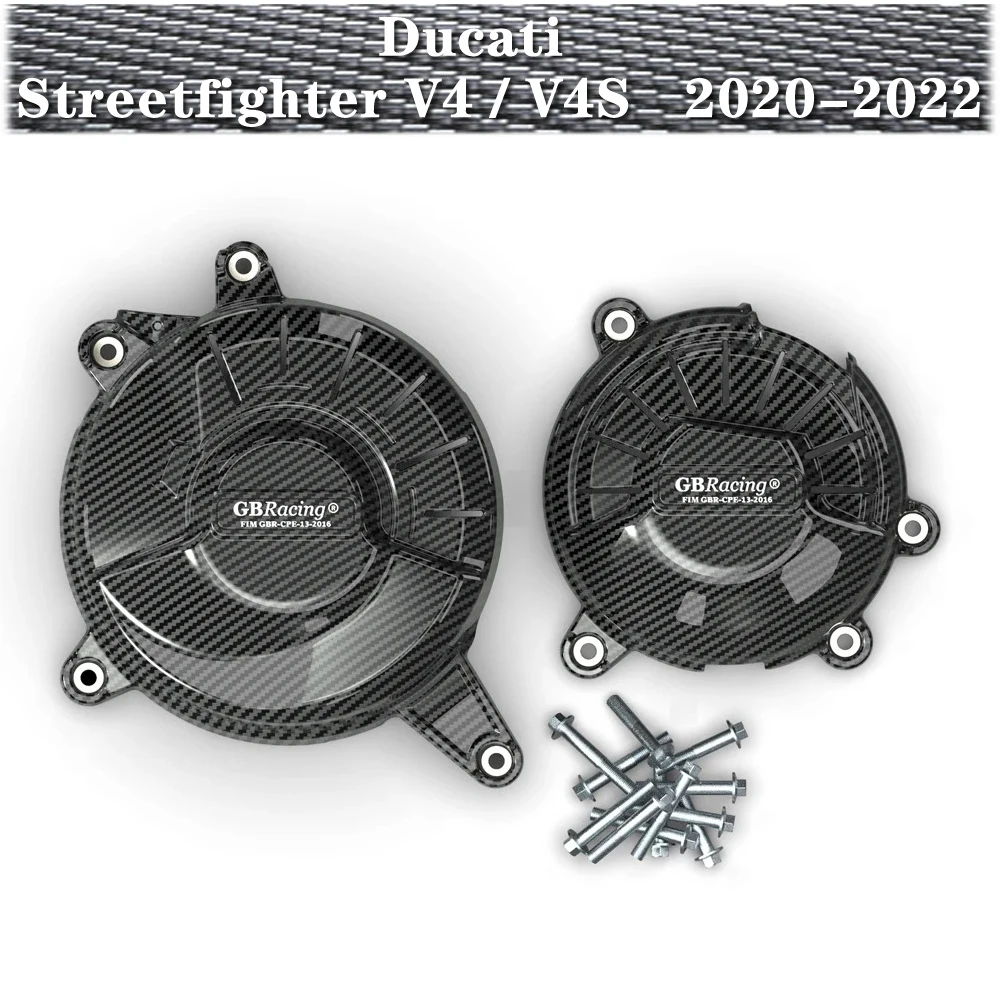 Ducati Streetfighter V4 & V4 S Engine Protective Cover carbon-look