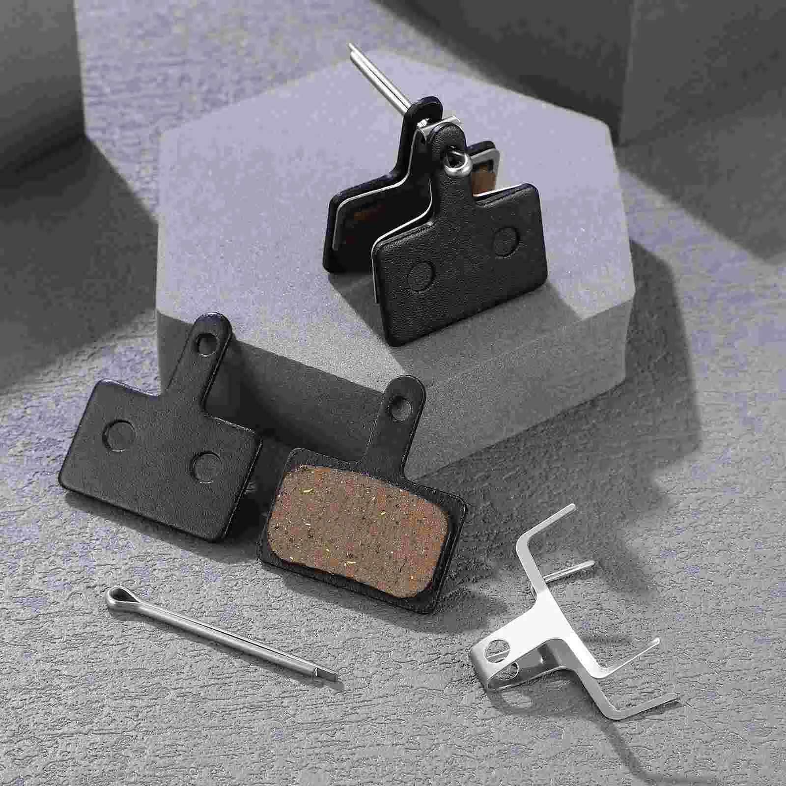 

4 Pairs Brake Pads Bike Adjustment Low Noise for Bikes Cycling Disc High Performance Mini Copper Semi-metallic Ring