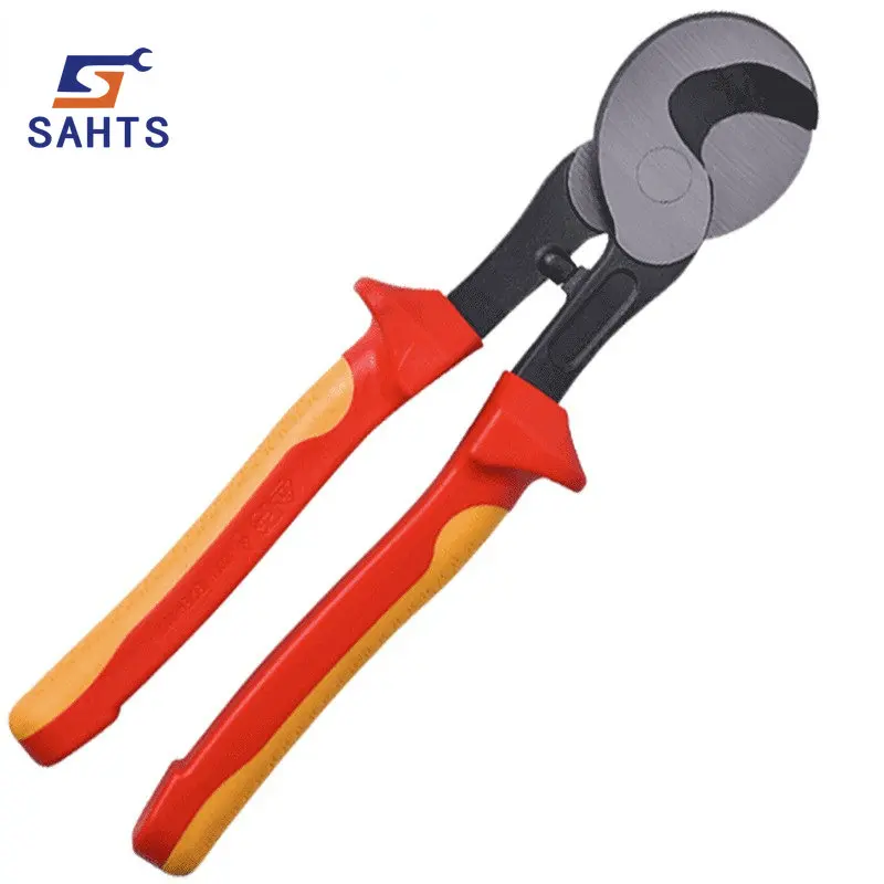 

SAHTS Tool VDE High Voltage 1000V Insulation Electrician Special Wire Pliers Manual Cable Shears Fast Arc Wire Strippers