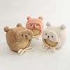 Cartoon Baby Ear Protection Hat Winter Thick Lamb Fleece Earmuffs Cap for Infant Boy Girl Cute Bear Warm Plush Toddler Beanies 1
