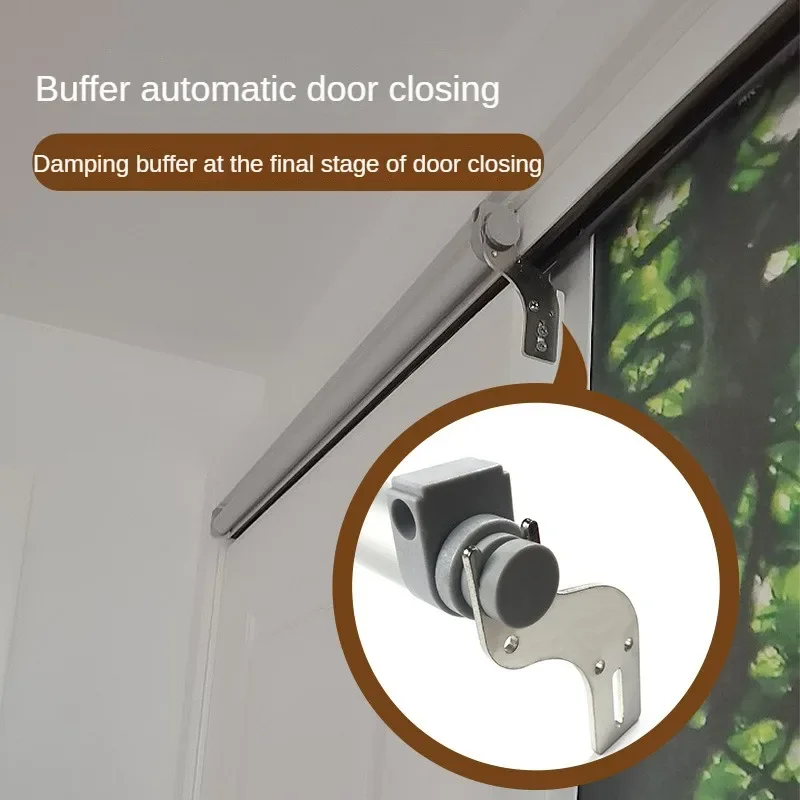 Sliding Closer er Damping Aluminum Alloy Sliding Glass Door Door Simple Household Automatic Closer