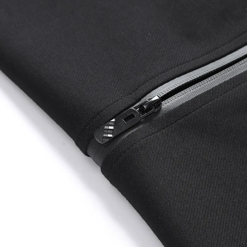 2024 봄 가을 남성 스포츠 슈트 패셔너블 심플 캐주얼 한국 버전 재킷 스탠드 칼라 가디건 스웨트셔츠 바지