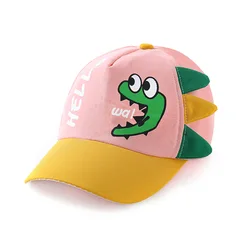 Adorable Dinosaur Baby Sun Hat - Cartoon Bear Design - 45-50cm Head 1-3Y (3)