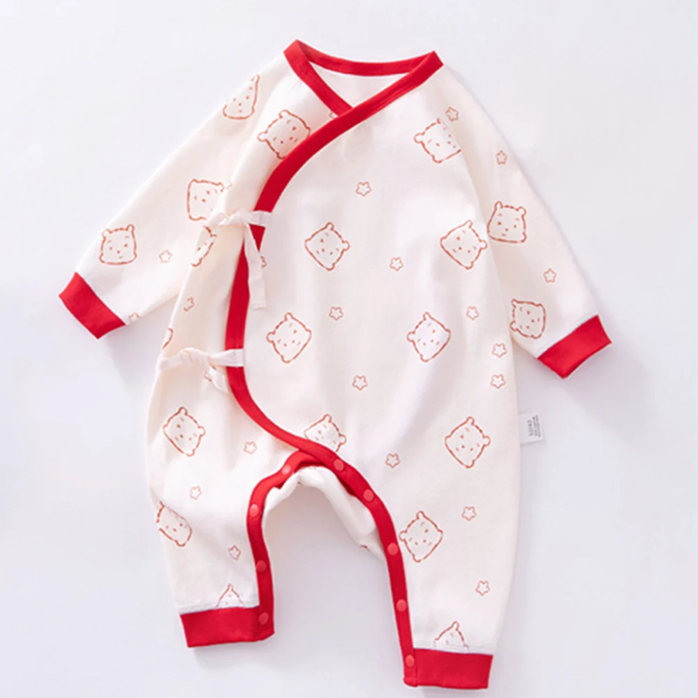 

Newborn Baby Onesie Cotton Spring Autumn Long Sleeve Unisex 0-3 Months Boy Girl Rompers