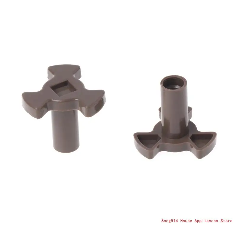 2Pcs Universal Microwave Turntable Coupler Plate Support Stand Cog Tools 95AC