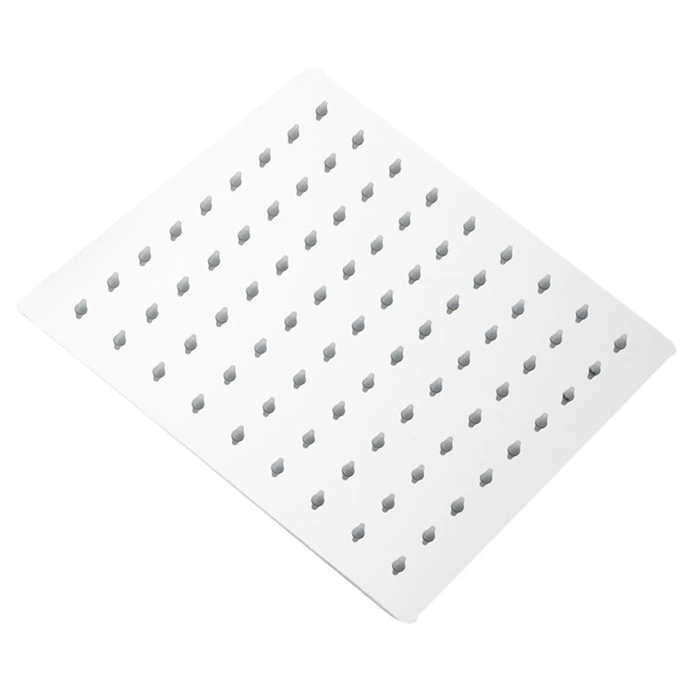 Rainfall Shower Head 12/10/8 Inch Waterfall Shower Ultra Thin 201 Stainless Steel Square Rain Showerheads Bathroom Accessories 6
