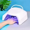 Advanced Unique Mirror-finish Interior Dual Light Nail lamp Rechargeable Portable 86W LED UV Nail Lamp machine 3