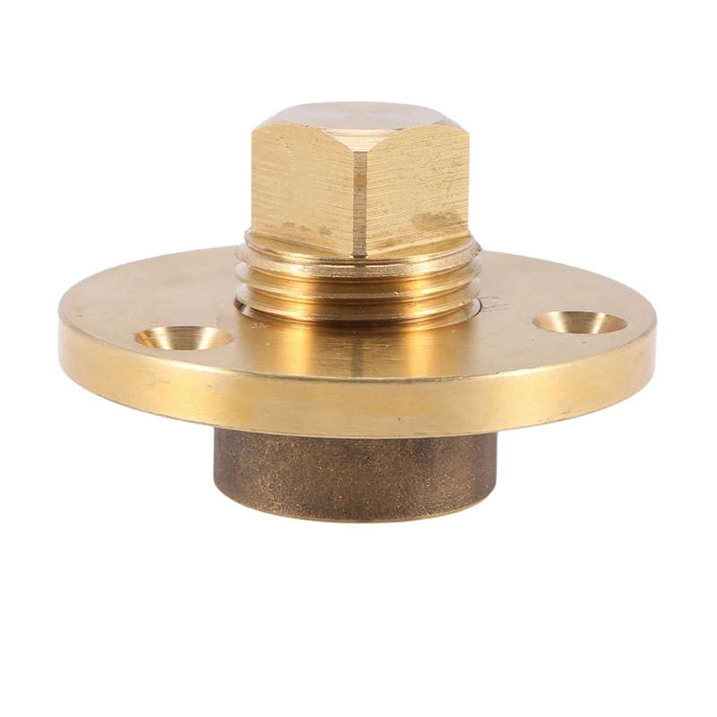 Brass Drain Plug Bronze Garboard Marine Boat Yacht Screw Drain Plug 1 Inch Mounting Hole Fishing