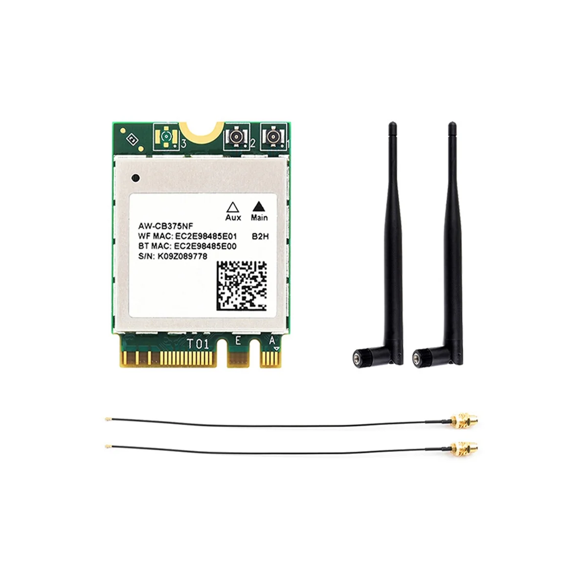 

Waveshare Aw-Cb375Nf Dual Band Wireless Network Card 2.4G/5Ghz Dual Band Wifi5 Generation Wireless Module