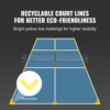 VEVOR Portable Pickleball Net System 22FT Full Court Official Regulation Size Pickle Ball Nets Indoor & Outdoor with Court Line 5