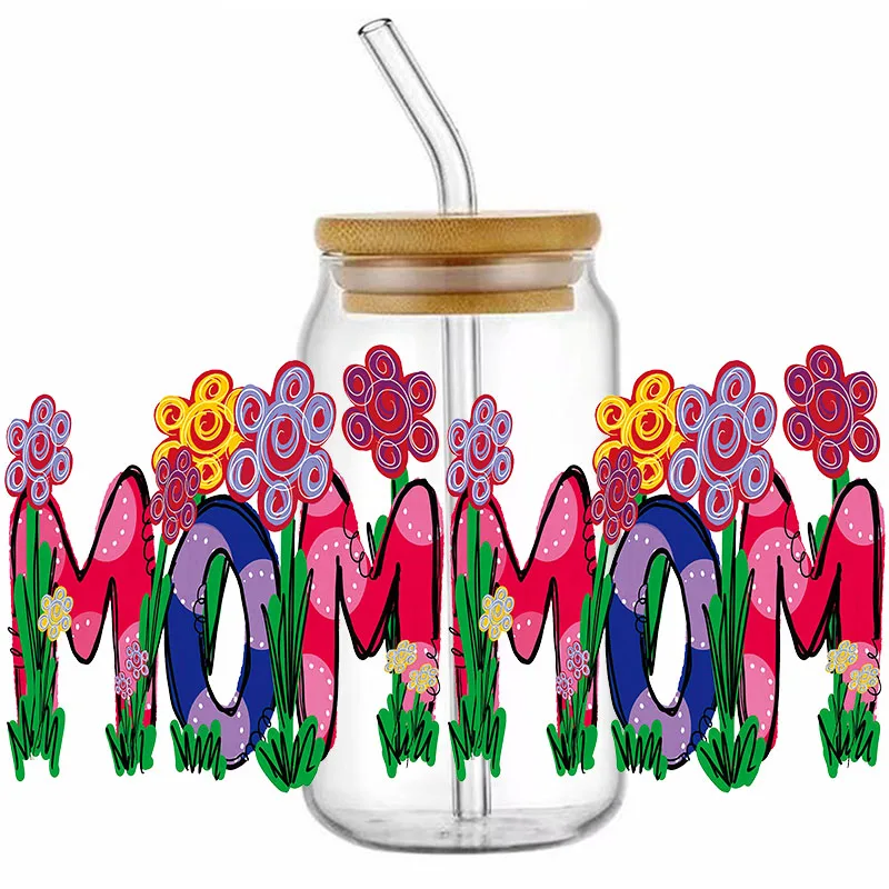 Рисунок 2 - Мама и милые цветы УФ DTF чашка