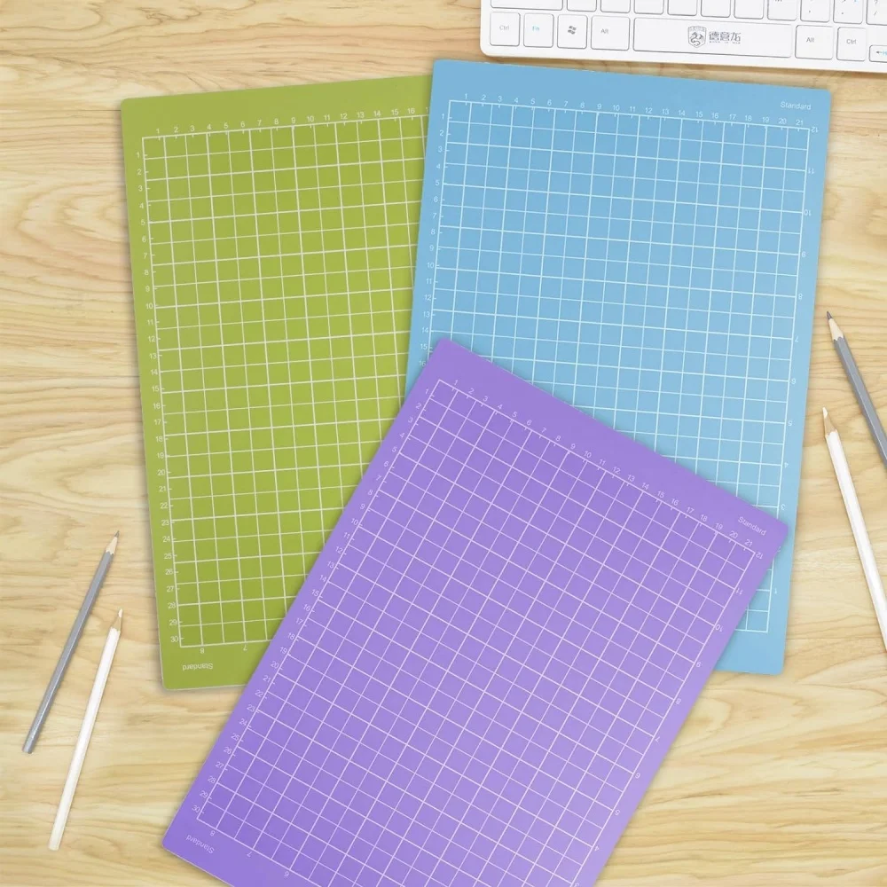 8.5&rdquo;x12&rdquo; Cutting Mat for Cricut Joy Xtra StandardGrip LightGrip StrongGrip 3 Mats Variety Adhesive