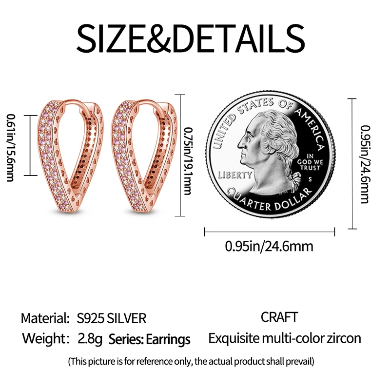 Ohrnadel aus 925er-Sterlingsilber, minimalistisch, gedreht, rund, Gold, Creolen, modisch, Zirkon, Ohrschnalle, Hochzeit, Damenschmuck, Geschenke – Detail 25