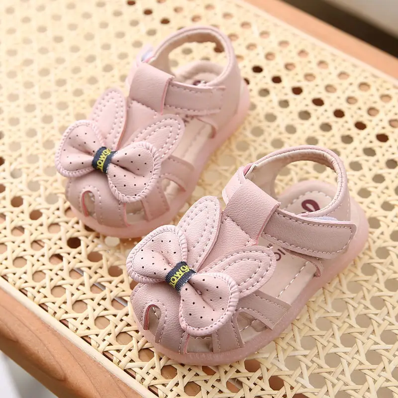 

Cute Summer Boys Orthopedic Sandals Pu Leather Toddler Kids Shoes for Girl Closed Toe Baby Flat Shoes Size 20-30 New