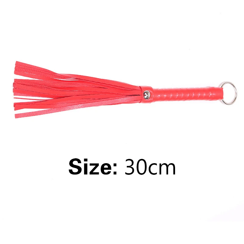 Horse Riding Whip Pu Leather Pimp Whip Racing Riding Crop Party Flogger