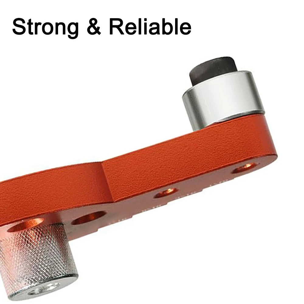 1pc Aluminium Vertikale Tasche Loch Jig Selbst Zentrierung Bohrer Guide Locator Holzbearbeitung Vertikale Dübel Jig Loch Puncher – Detail 3