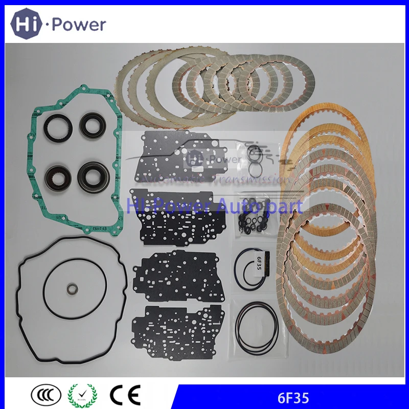 6F35 Transmission Rebuild Kit + Friction Plates For FORD MAZDA MERCURY Car Accessories Overhaul