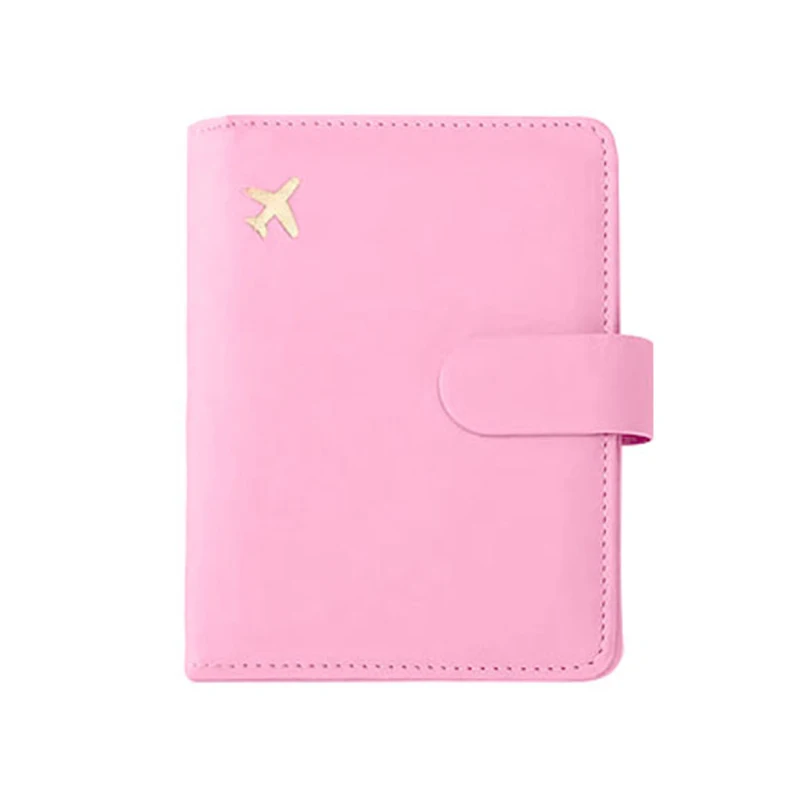 Storage Bag Passport Holder Multifunctional Passport Storage Bag Wallet Multi-layer Card Leather Protective Cover Portable Document Passport Storage Clip
