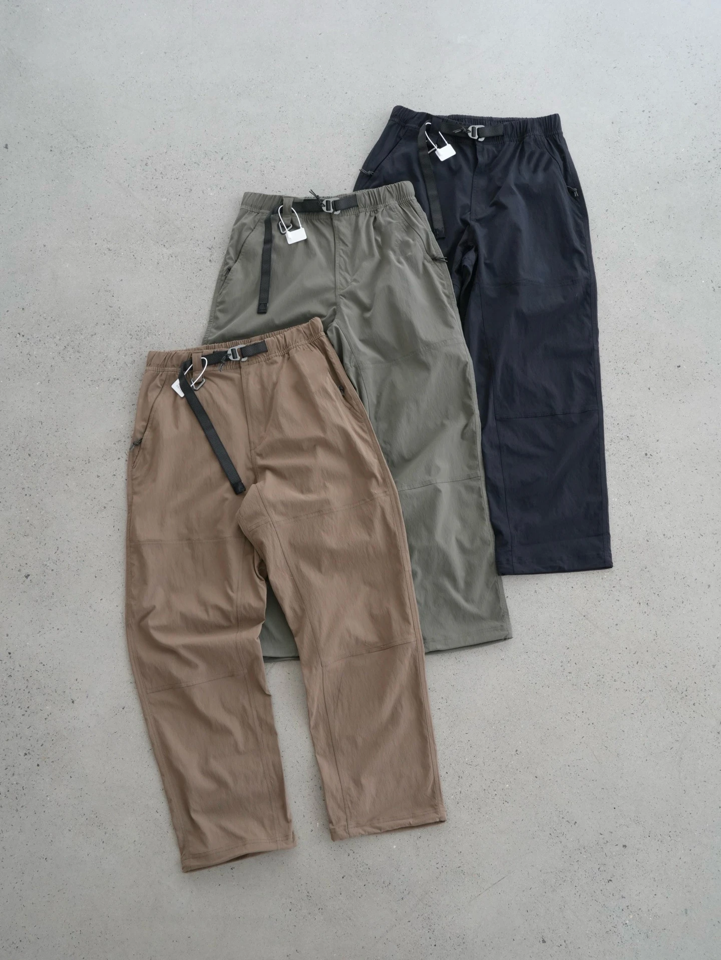 Outdoor Climbing Pants Straight Leg Nylon Weaving Embroidery Letter Waterproof Hiking Long Trousers Youthful Energy Sle