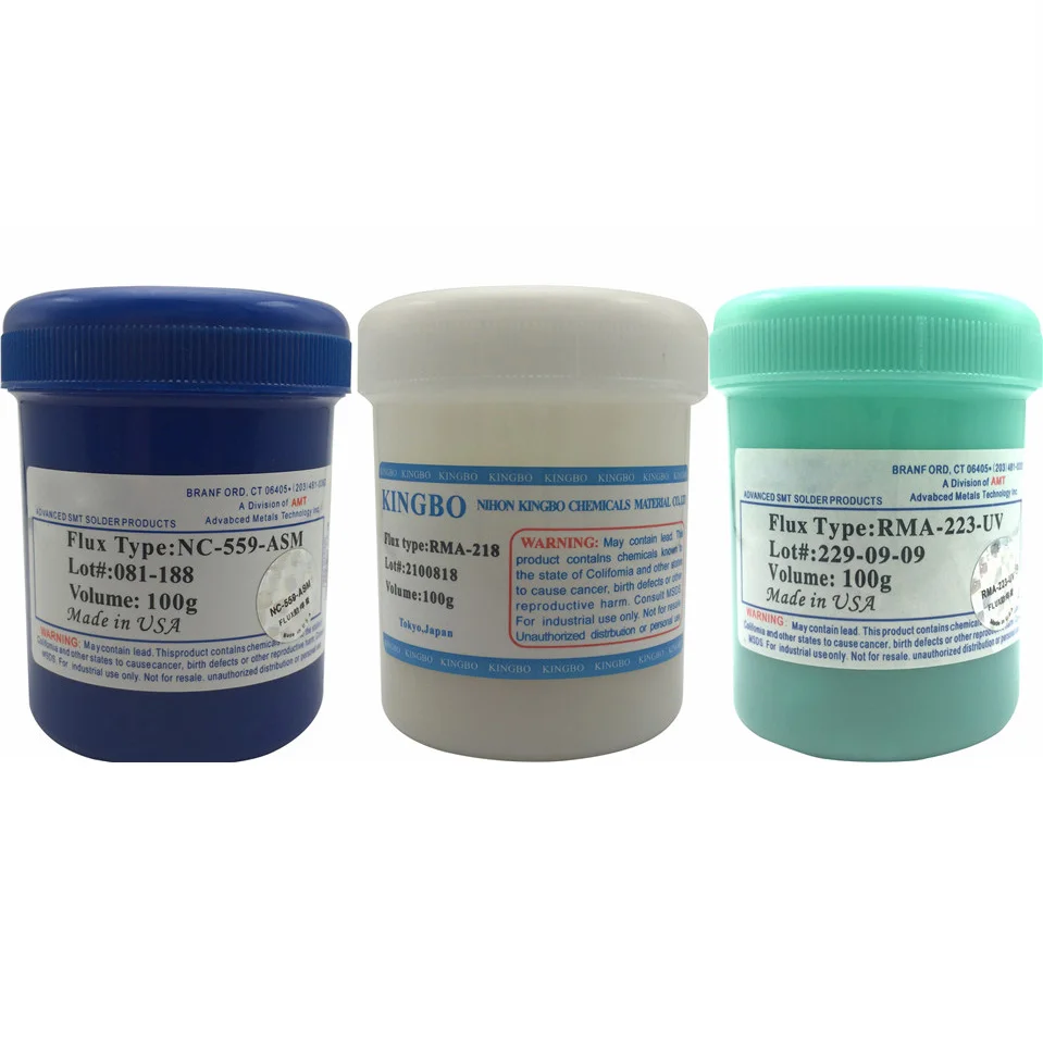 filler rod Solder Paste NC-559-ASM KINGBO RMA-218 RMA-223-UV 100g BGA Solder Paste Flux For Reballing Soldering Repair Accessories copper welding rod