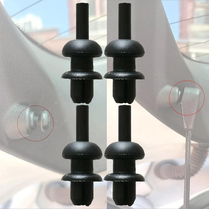 1pc Car Vehicle Parcel Shelf String Strap Cord Rope Black For VW Golf Mk6 R20