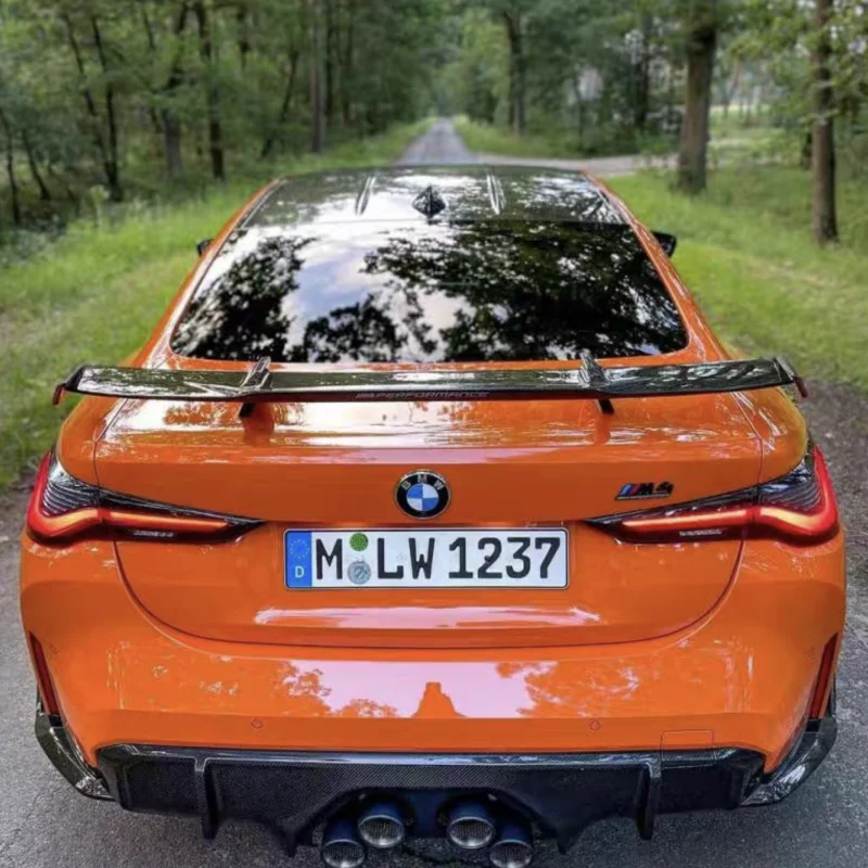 

Для BMW G30 G90 M5 G20 G80 M3 G22 G82 M4 360-up GT ковка углеродное/углеродное волокно эффективный багажник Highkick багажник спойлер крыло