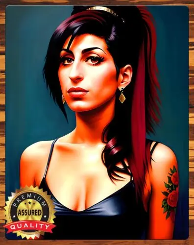 

Amy Winehouse-картина-искусство для подписания-металлический знак