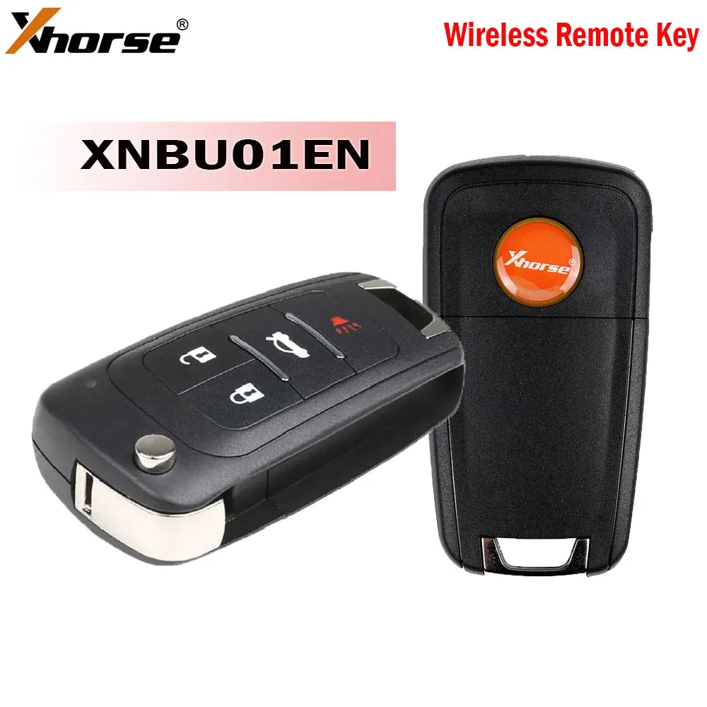 

Беспроводной пульт дистанционного управления Xhorse XNBU01EN, 4 кнопки, для ключей VVDI2, Buick Flip Buick Chevrolet, стильные аксессуары