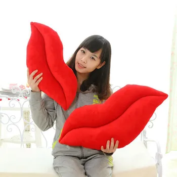Soft Plush Lip Shaped Throw Pillow Cushion for Girlfriend Lover 2