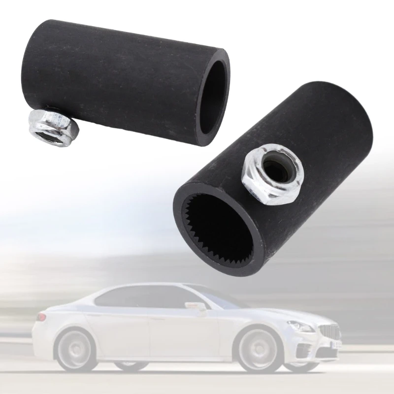 

3/4"-36 Spline to 3/4" Round Smooth Steering Shaft Coupler Non Flexible Standard for Car Motorcycles Boats
