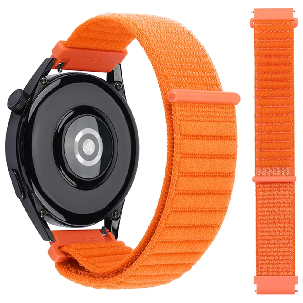 Braided Nylon Loop Sport Watch Strap - 20mm/22mm