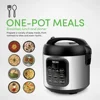 Digital Rice & Grain Multicooker 8-Cup Black ARC-994SB Cook Perfectly Rice Steam Vegetables Slow Cook Dishwasher Safe  ® New 5