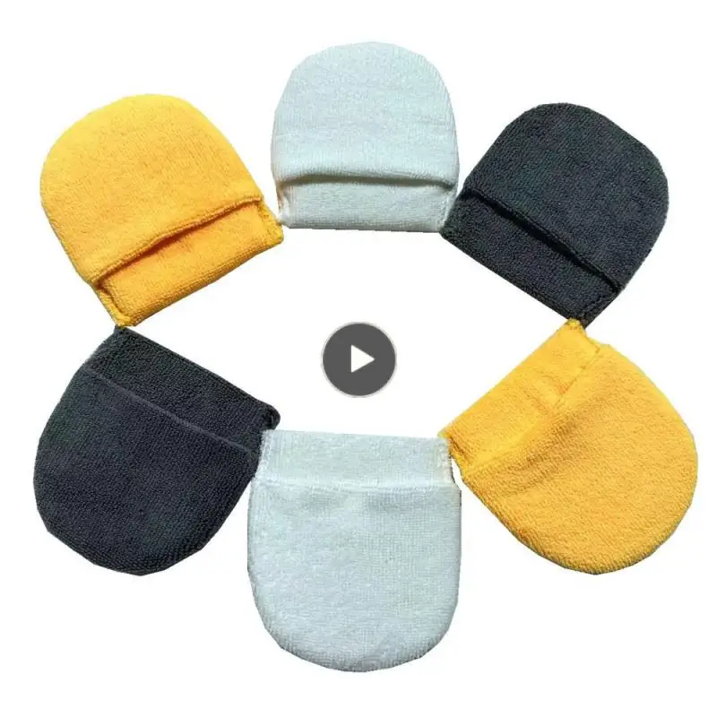 

Polishing And Waxing Sleeve Superfine Fiber Practical Multifunctional Portable Durable Car Supplies Sponge Cover Oval Reusable