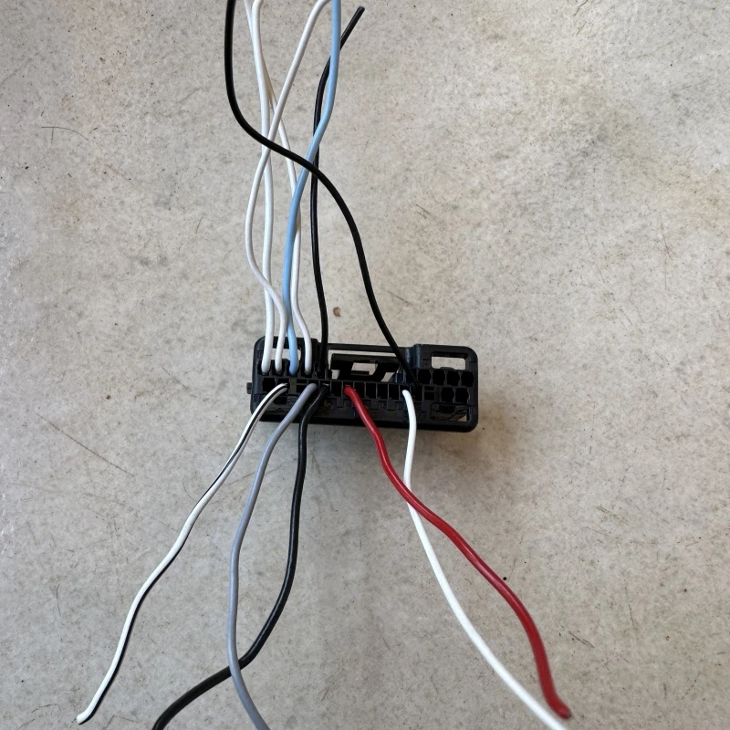 original car navigation head unit audio harness connector